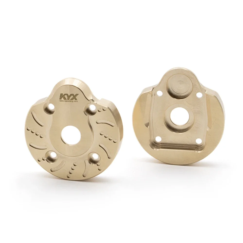 

KYX Racing Brass Heavy Weight Portal Axle Housing Cover Upgrades Accessories for 1/10 RC Crawler Axial SCX10 III UTB10 Capra