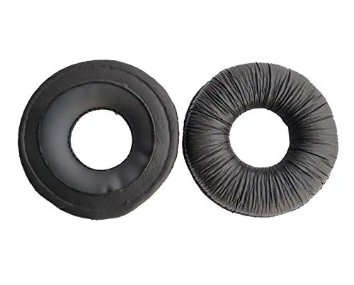 2 Pair Earpads Leather Repair Parts Compatible with Sony MDR-V100 MDR-V150 MDR-V200 MDR-V300 MDR-ZX100 ZX110 Headphones