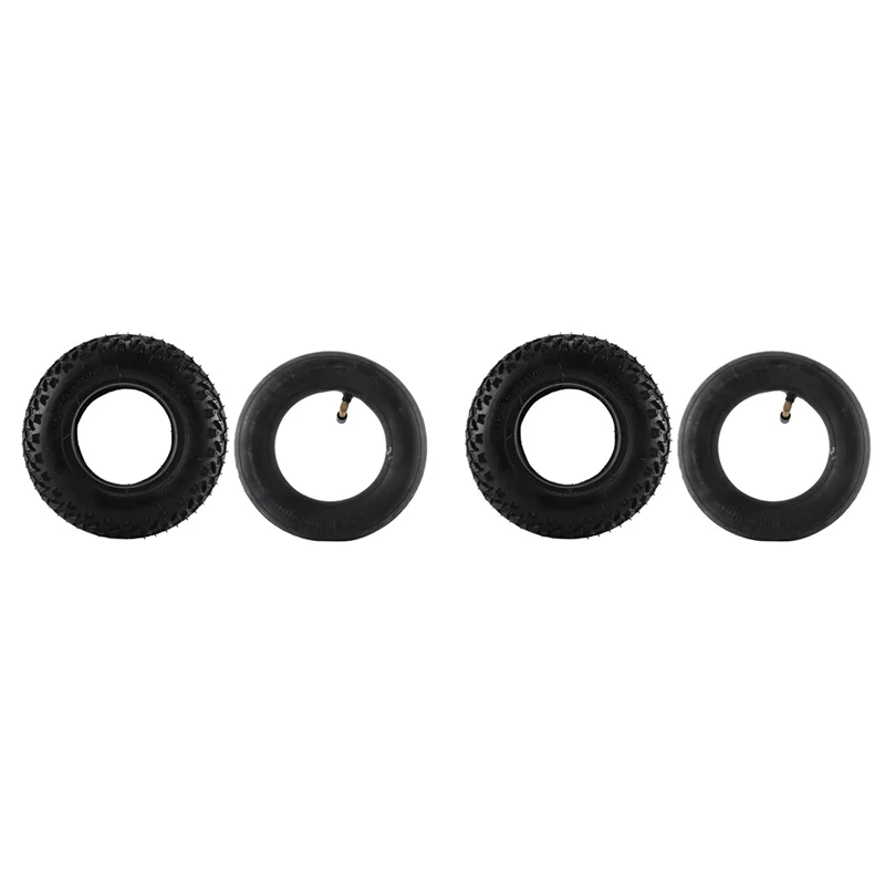 ABLB-2 Set 8 Inch Anti-Skid Tire 200X50 Off-Road Tire Inner Tube For Mini Electric Scooter Wear-Resistant Pneumatic Tire