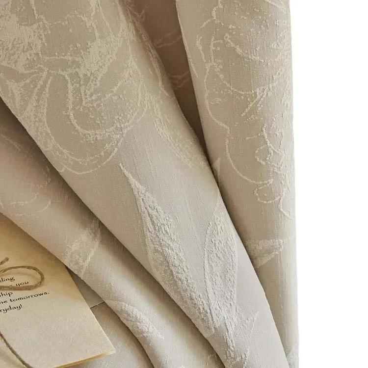 

Curtains for Living Dining Room Bedroom High-precision Jacquard French Retro American Light Luxury Modern Shading