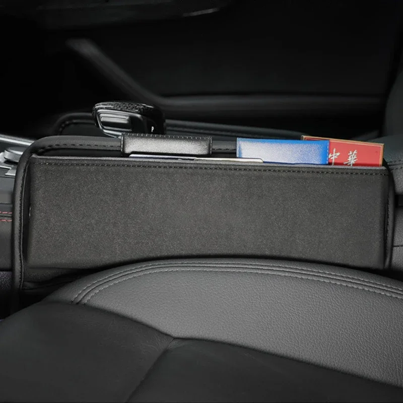 

For Zeekr 001 2021 2022 2023 Car Styling Interior Suede Central Console Gap Storage Box Tool Box Auto Modification Accessories