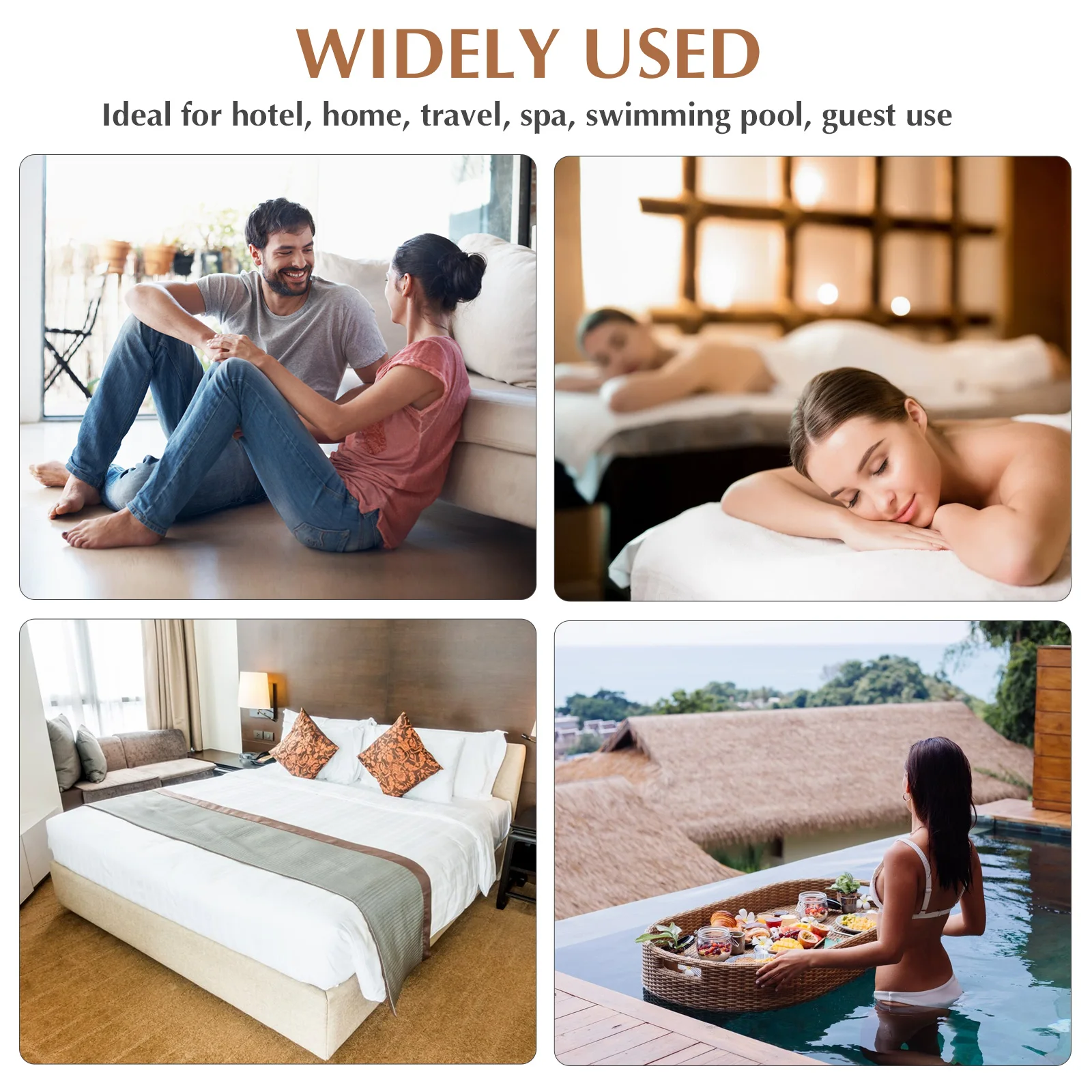 

6 Pairs Disposable Hotel Non Slip Home Indoor Non Slip Slippers Home Indoor Slippers Guest Footwear Room Decor