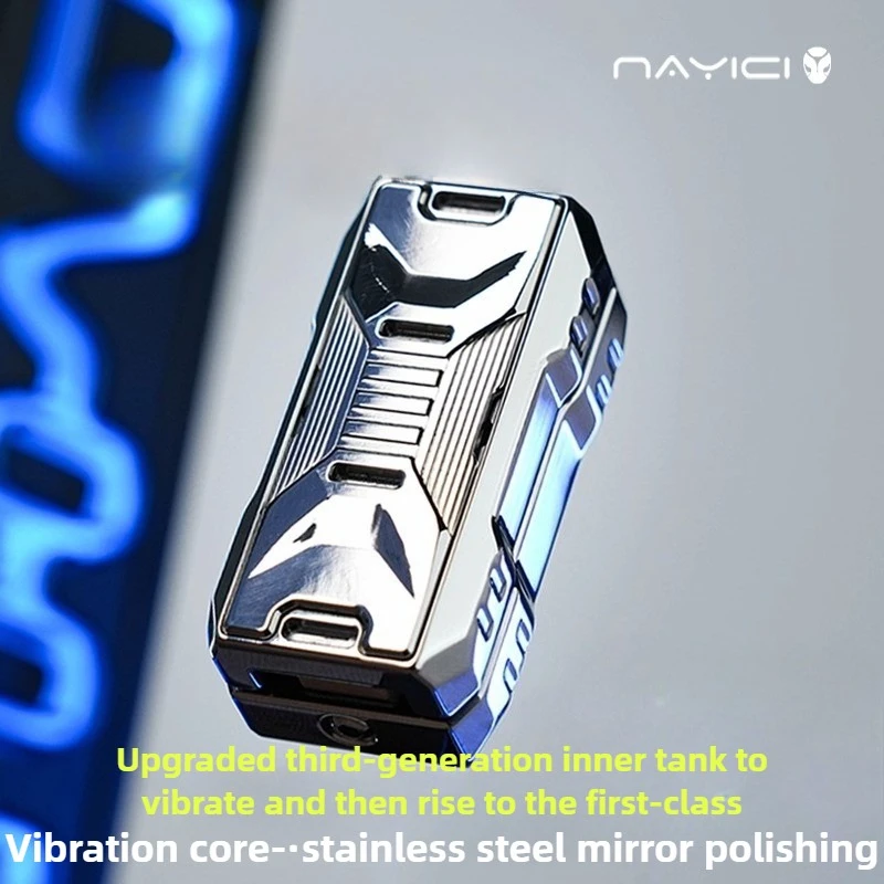 New Metal Mechanical Magnetic EDC Vibration Three-in-one Composite Push Card Vibration Core Decompression Toy