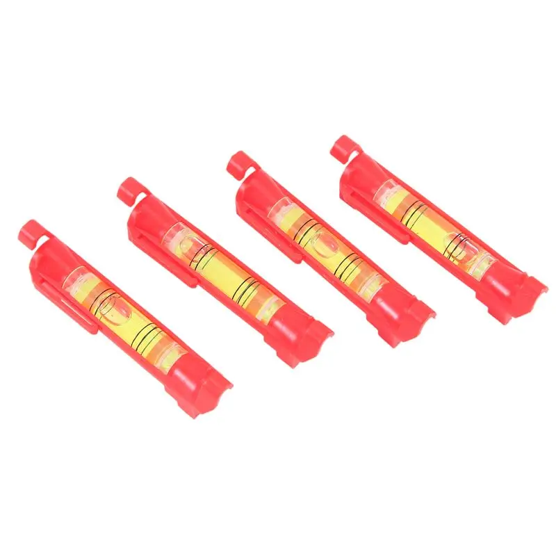 A19F-4Pcs String Level Hanging Line Bubble Levels For Leveling Surveying, Building Trades, Bricklaying, Etc.