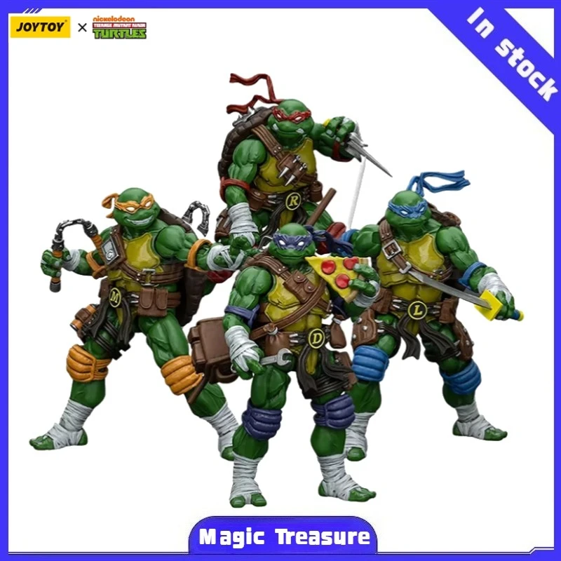 

【MT】JOYTOY TMNT Микеланджело Донатоло Леонардо Рафаэль 1/18 Аниме Фигурки Игрушки Модель