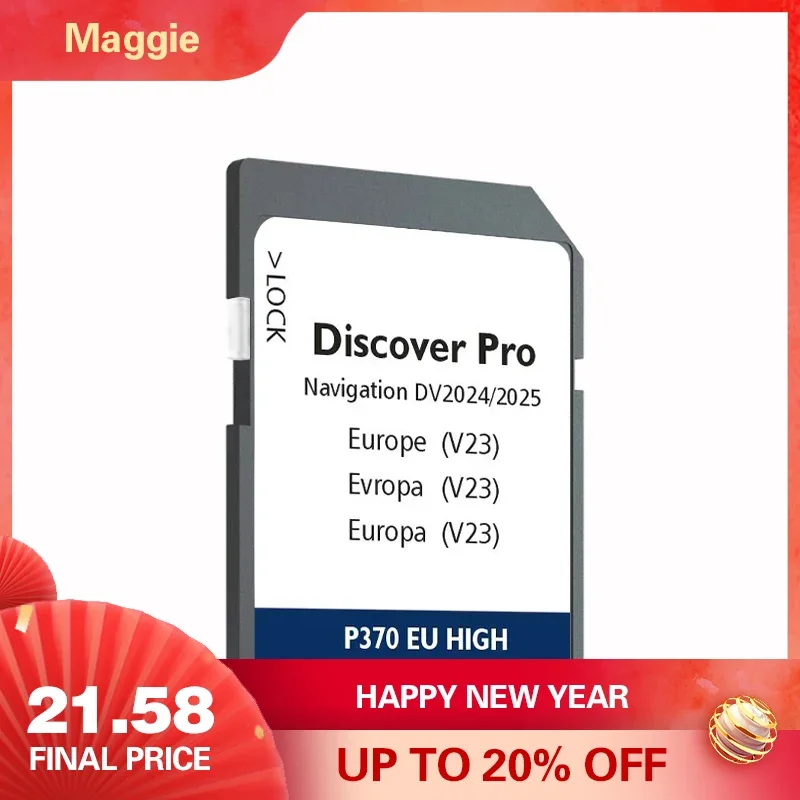 

Discover Pro Navigation DV V23 SD Card 64GB UK GB Europe Sat Nav SD Card 2024/2025 DV V23 Media