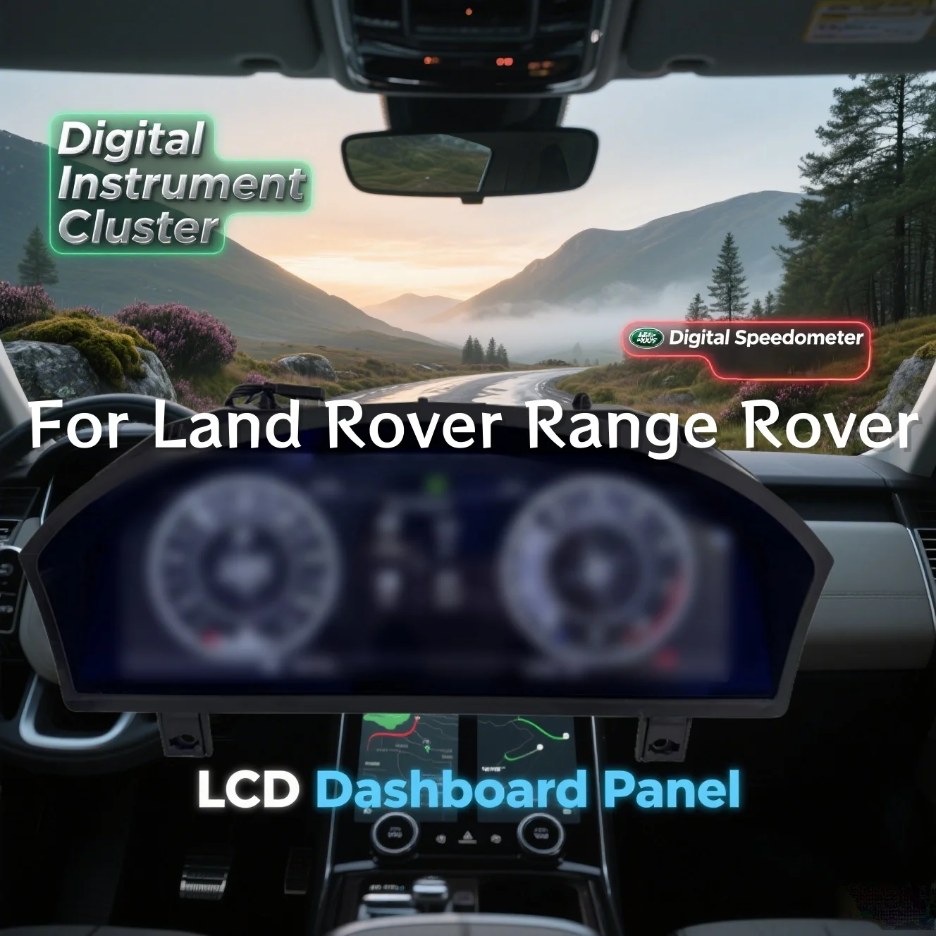 

Meter For Land Rover Range Rover Sport L320/Discovery 3 LR3 2004-2009 Digital Cluster Dashboard Panel Instrument Virtual Cockpit