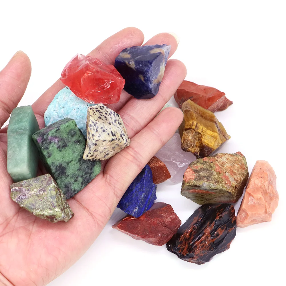 Hurtownia 200g Mix Naturalny Kryształ Surowy Kamień Kwarc Nieregularny Klejnot Rudy Mineralny Próbka Energia Uzdrawiające Akwarium Dom Ogród Wystrój