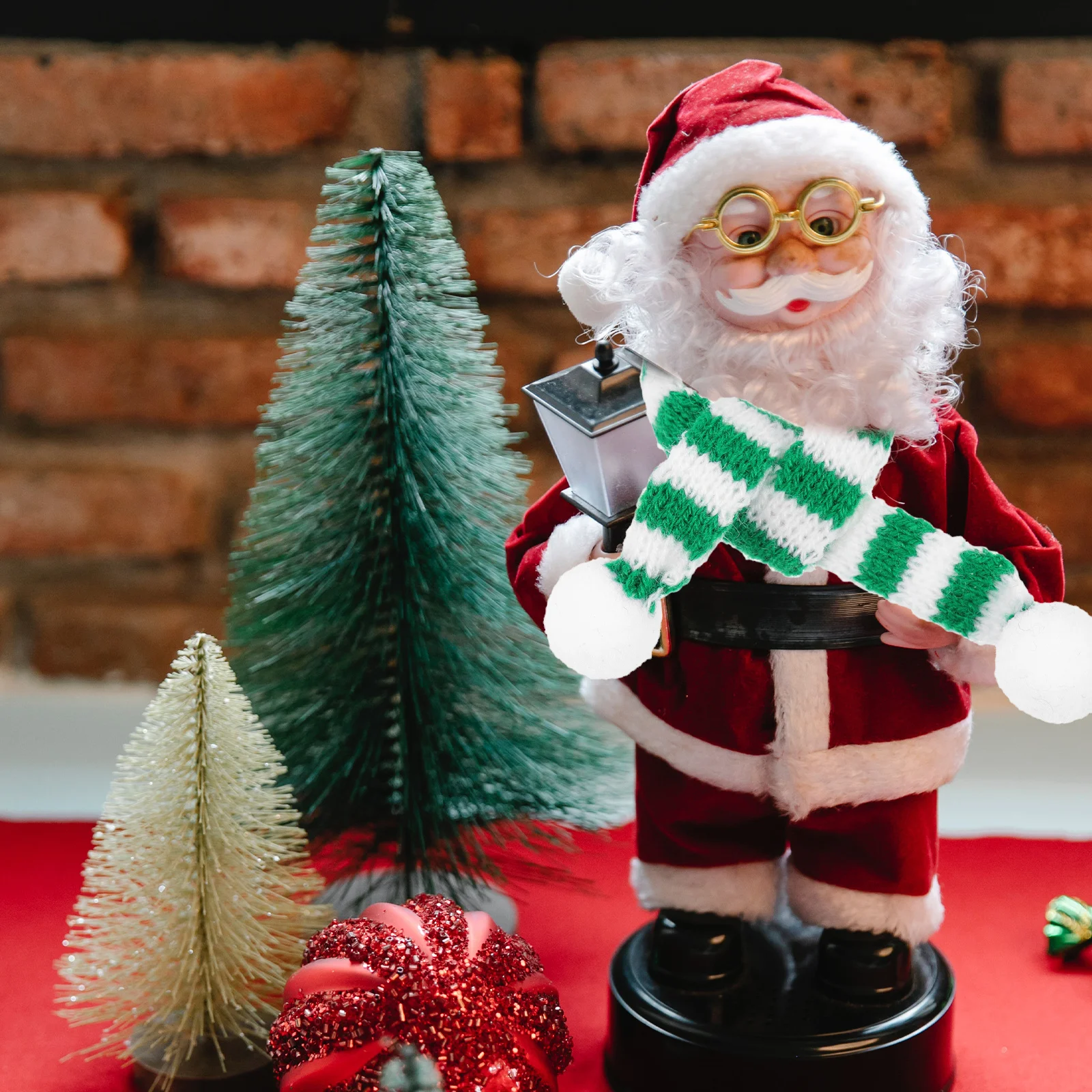 

5Sets Woolen Yarn Christmas Wine Bottle Mini Scarves Hats Decorative Bottle Covers Xmas Party Supplies Wine Decor