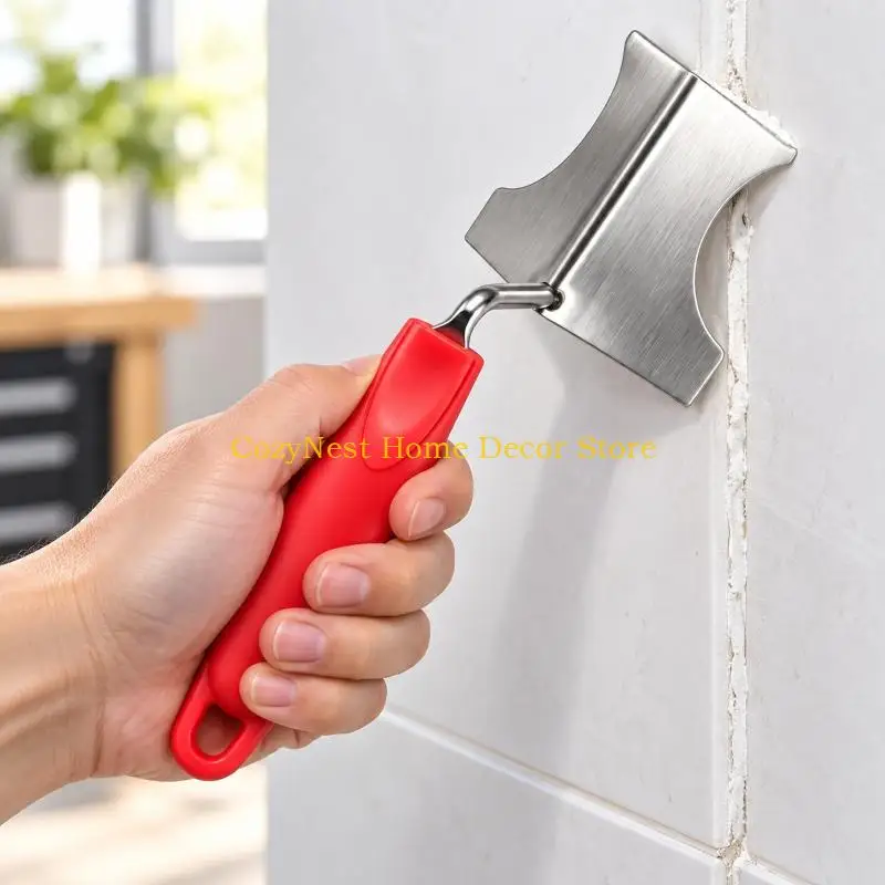 92MF Curved Blade Trowel for Inside and Outside Wall Corners, Rounded Walls, Putty Application, and Finishing Passes