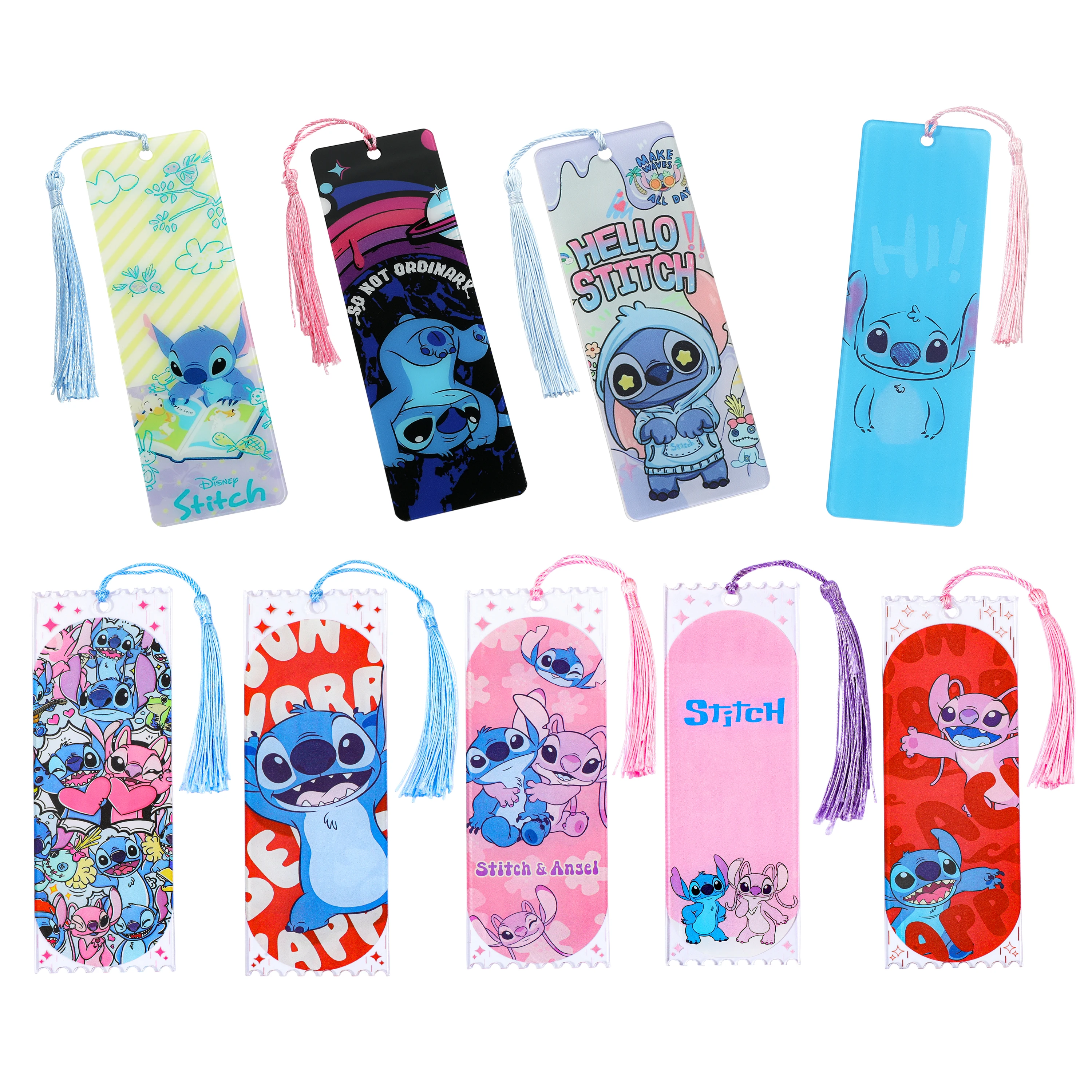 

Cute Stitch Anime Bookmarks Anime Lovers Gifts Students Study Stationery Freshman Week Opening Season Back to School Gifts