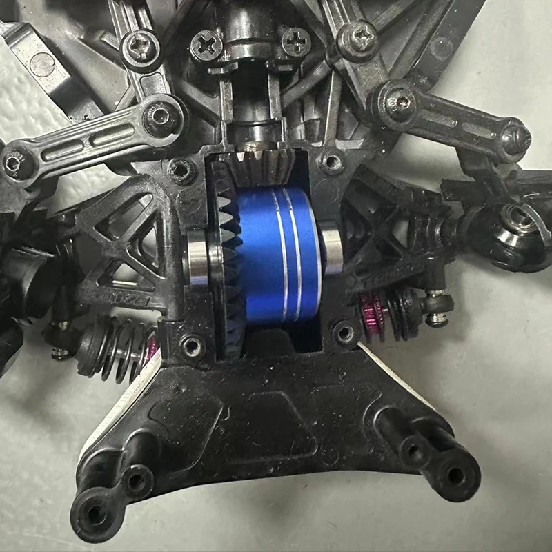 مجموعة تروس حلقية للأسنان التفاضلية ، ترس مشطوف الحواف ، أجزاء ترقية لسيارة تاميا XV02 ، TT02 ، t02b ، سيارة RC