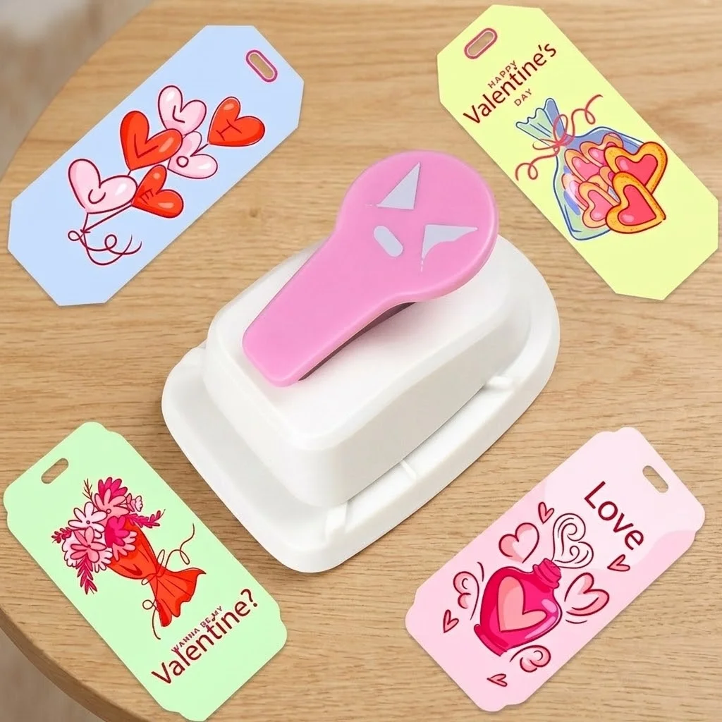 Extra Large Paper Hole Puncher Any Size Precision Square Punch Craft Paper Cutter Hole Tab Maker For School Office Scrapbooking