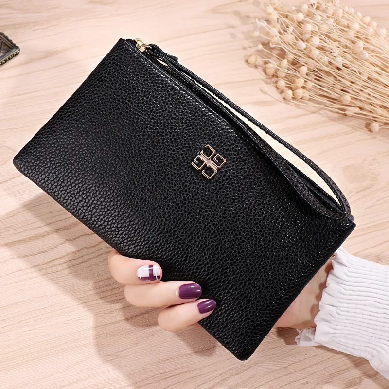 

2025 Euro American Style 5.5in Phone Wallet - Zipper Clutch Purse Women's Fashion Card Holder Crossbody Bag