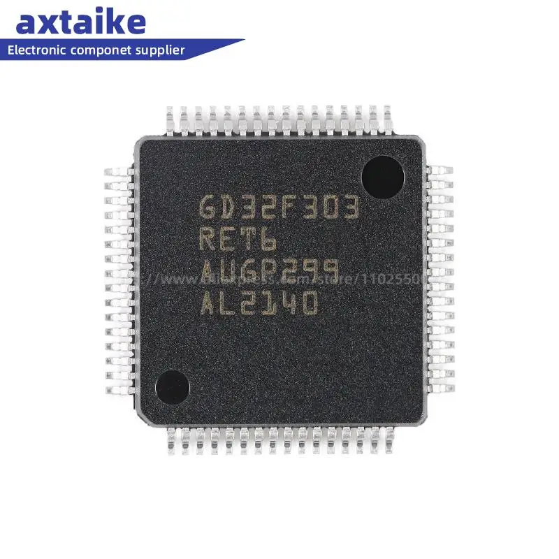 

New Original GD32F303RET6 LQFP-64 32 Bit Microcontroller Chip MCU IC Controller