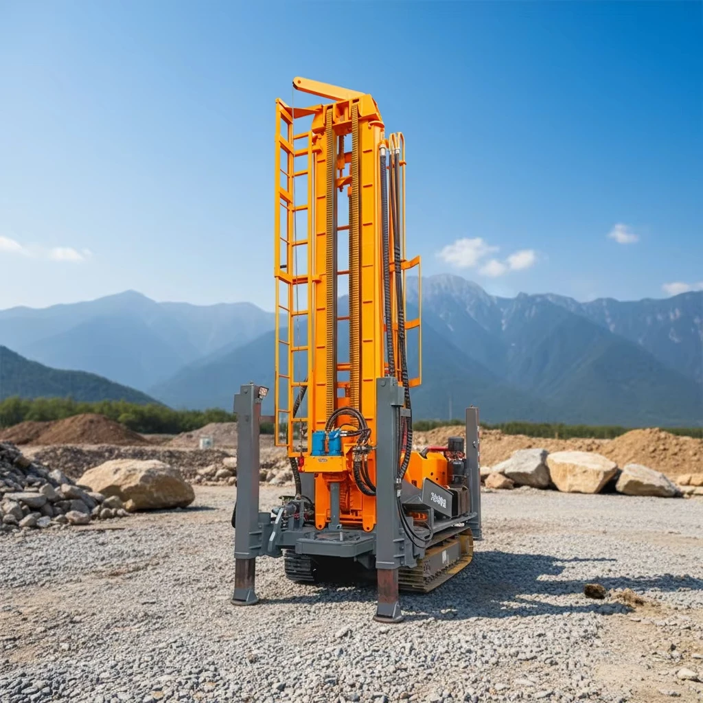 Water Well Drilling Rig Machine for Borehole Drilling and Construction Projects