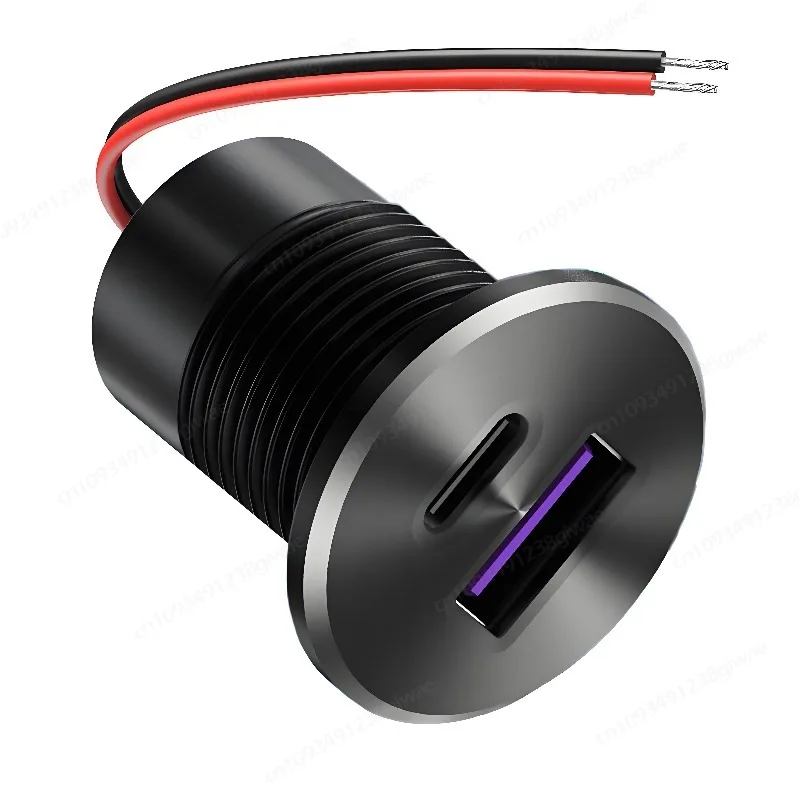 

НОВАЯ розетка USB 12 В, встраиваемое крепление, 30 Вт PD Type-C и 18 Вт QC3.0, алюминиевый порт быстрого автомобильного зарядного устройства для автофургона, кемпера, прицепа, грузовика, лодки, гольфа