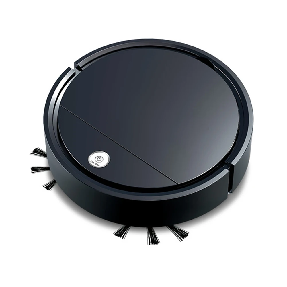 For Home Use Robot Vacuum 3-in-1 Cleaner Smart Home Cleaning Solution Cleaning Machine Black For Household Floors