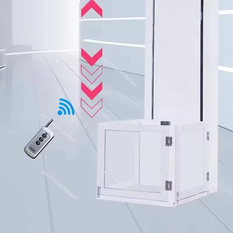 High Capacity Electric Hydraulic Home Lift Compact Cargo Elevator for Warehouse Villa Residential Building Small Platform Lift
