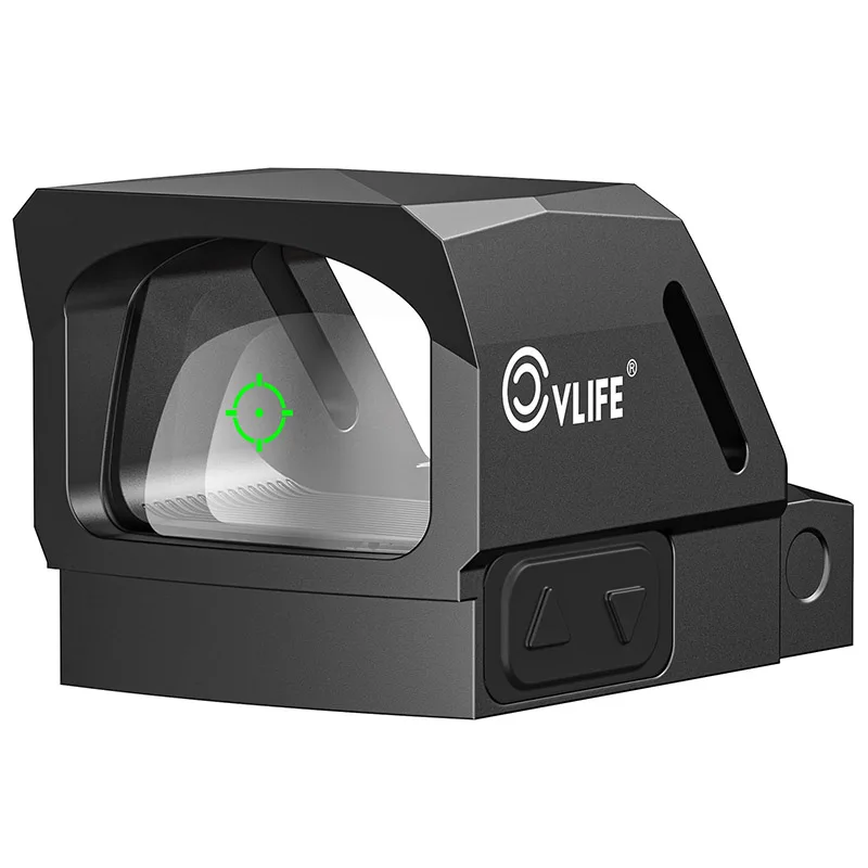 

CVLIFE X 3 MOA Dot 32 MOA Circle Green Dot Sight Motion Awake Fiber Optic Scope for Compact Pistol Open Reflex Sight with Adapte