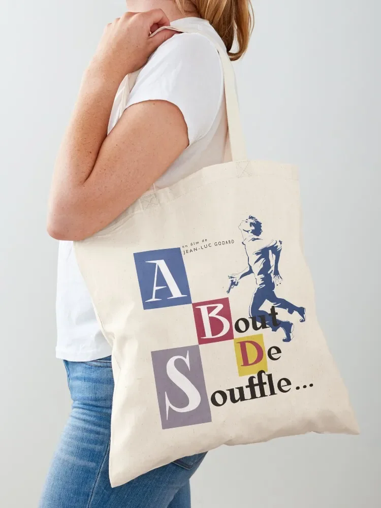 

Breathless - A bout de souffle - Godard Tote Bag Canvas large tote bag Women's bag shopper women canvas