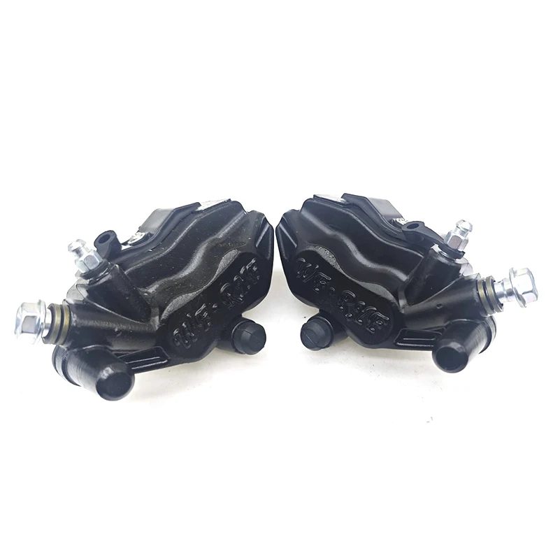 Durability In Outdoor Conditions Bike Maintenance E-bike Brake Caliper 2-Piston Hydraulic Brake Smooth Riding Experience