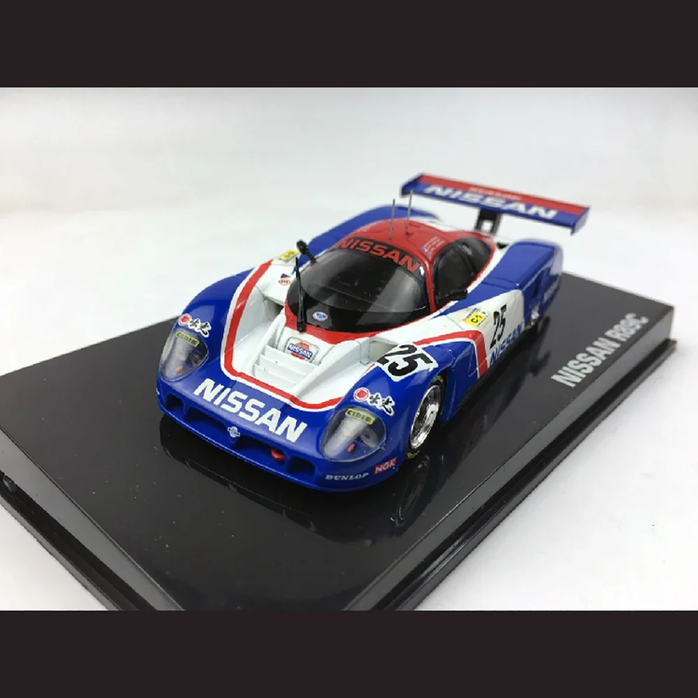 Die-cast 1:43 Scale Nissan R89c Le Mans Racing Car No. 24/25 Alloy Car Model Fan Collection Home Decoration Metal Ornaments