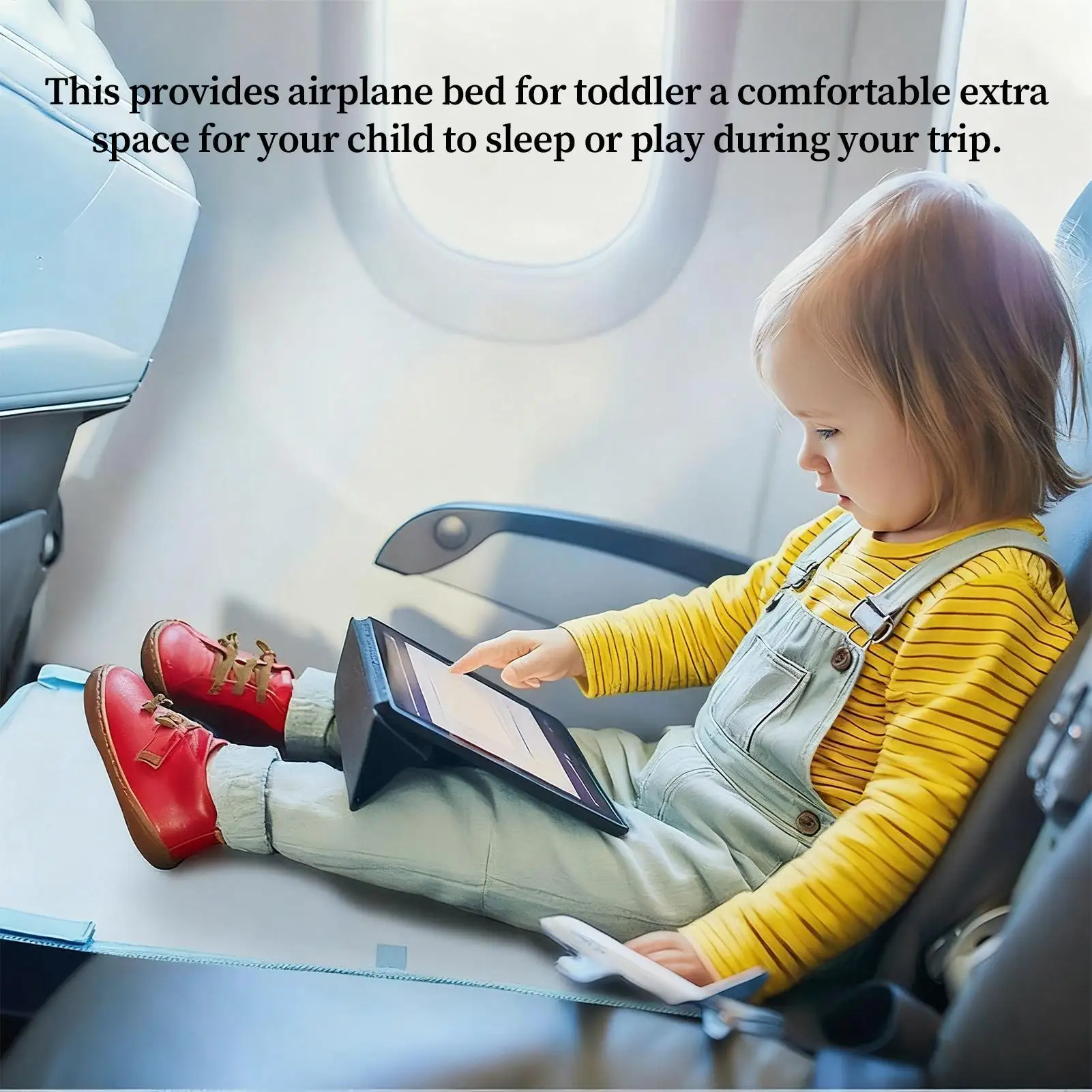 Airplane Bed For Toddler Toddler Travel Bed Airplane Seat Extender For Kids Folding Nursery Furniture Plane Accessories For