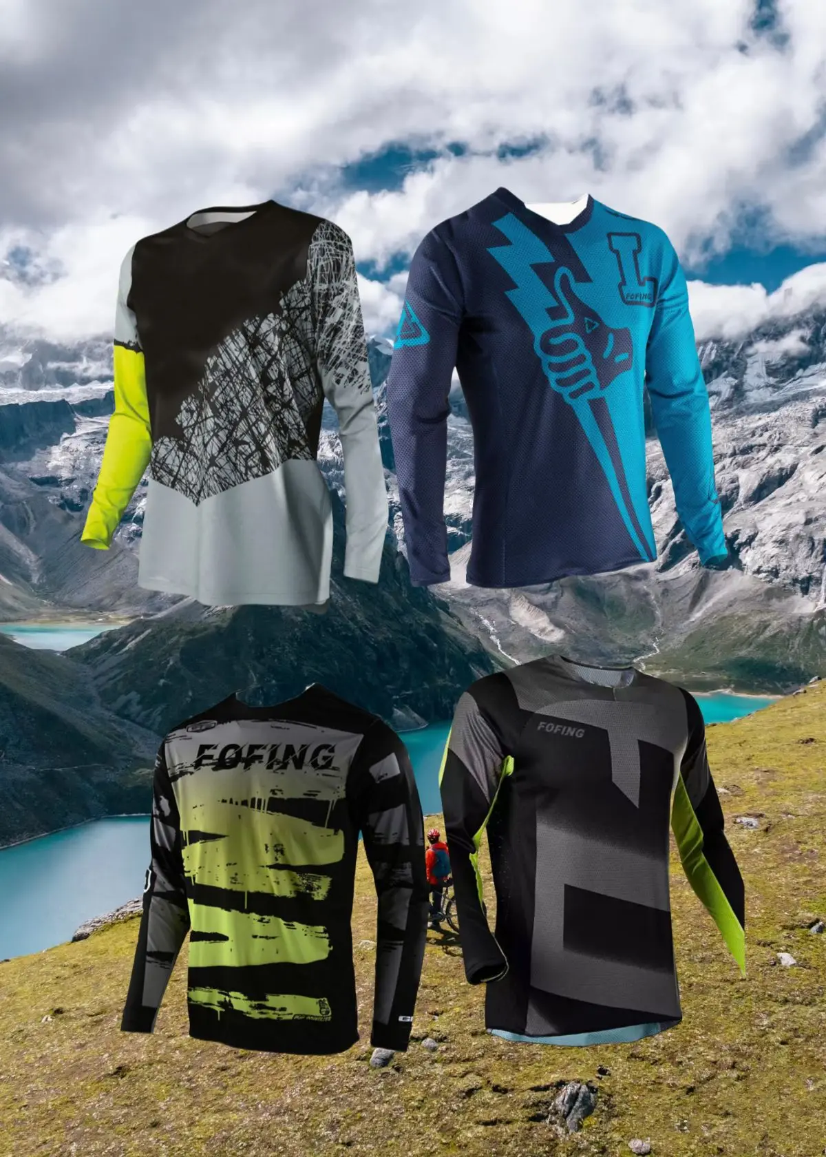 

2025 180 Adult Motocross Jersey Road Mountain New Racing Bike Downhill Jersey FOFing Cycling Jersey Enduro Sweatshirt Superbike