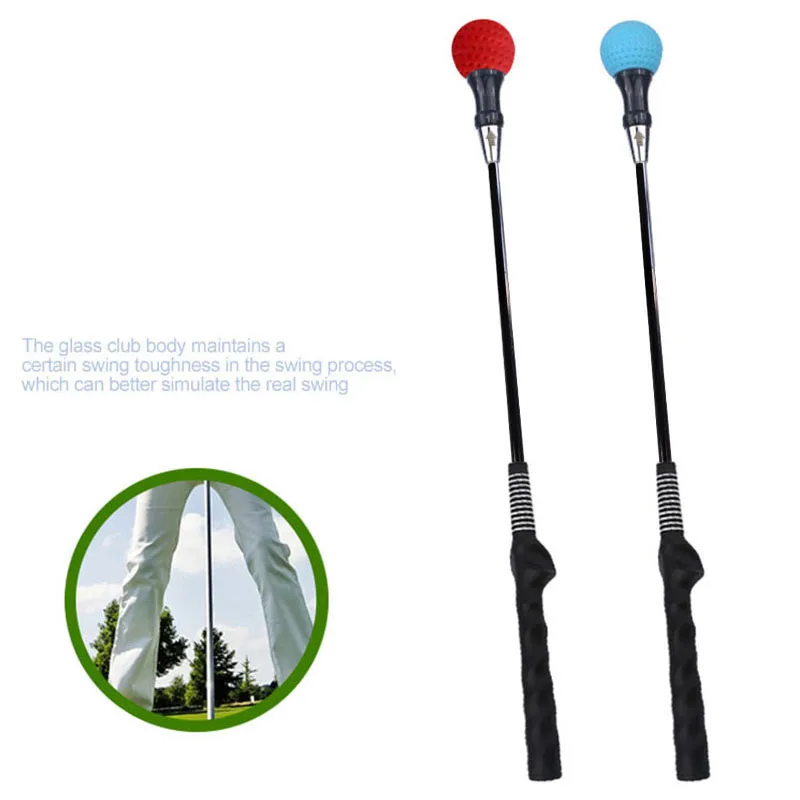 

Golf Swing Trainer Stick Posture Corrector Adjustable Strength Swing Sound Golf Training Stick Golf Beginner Swing Practice Aids