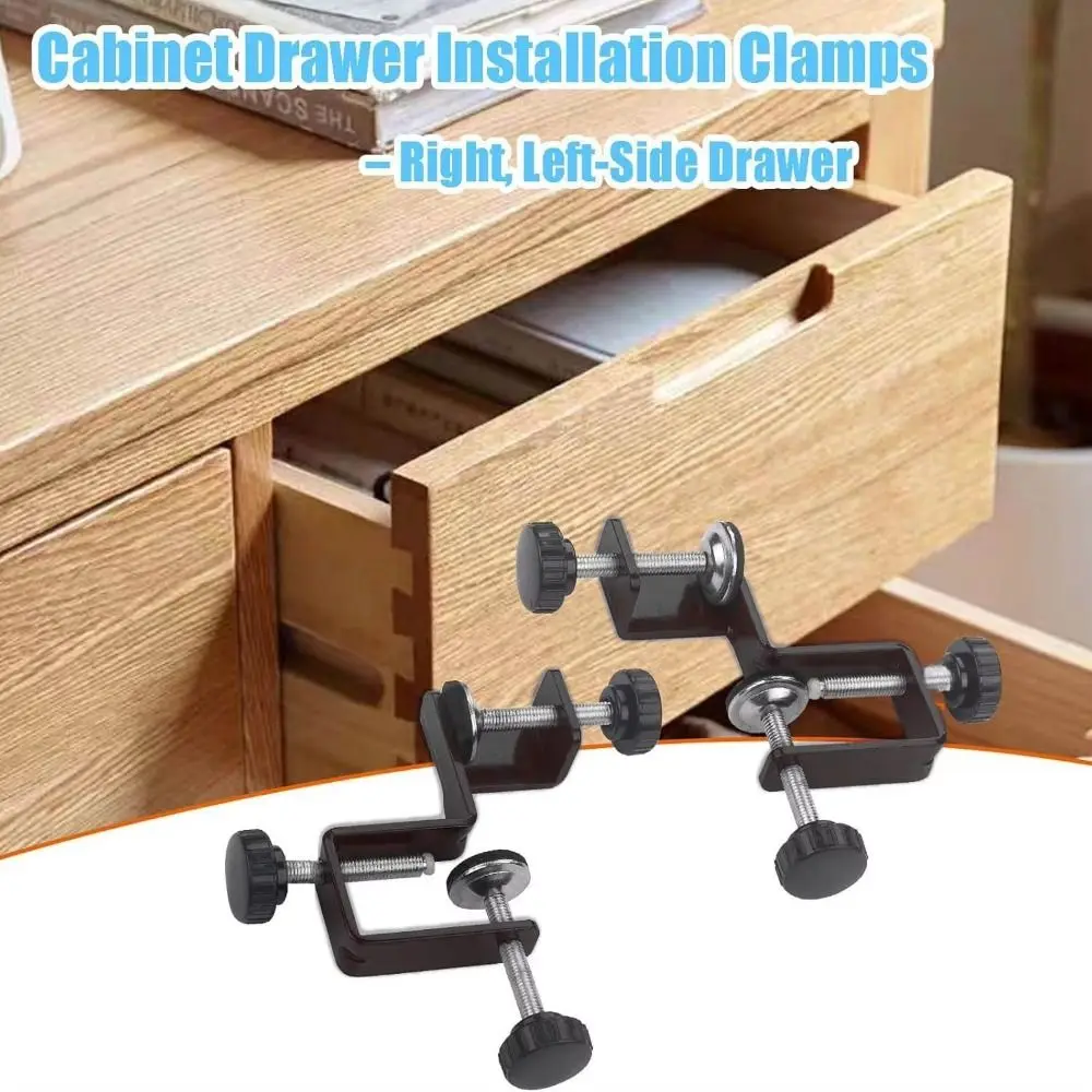 

Stainless Steel Drawer Front Installation Clip Easy Jig Precise Installation Clip Black Fast Home Improvement Tools Cabinet