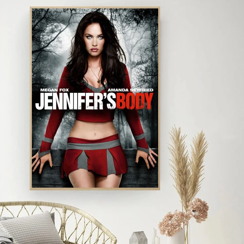 Movie Jennifer Body Poster DIY Vintage Movie Poster Wall Art Painting Study Stickers Big Szie Wall Painting