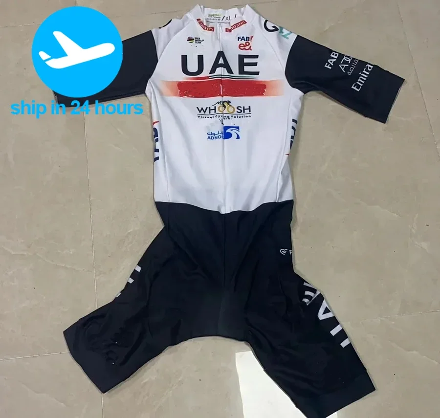 UAE Tadej Pogacar UCI Ciclismo Team abbigliamento tuta corta Ciclismo Jersey bicicletta Maillot Ropa Ciclismo Bike skinsuit Kit