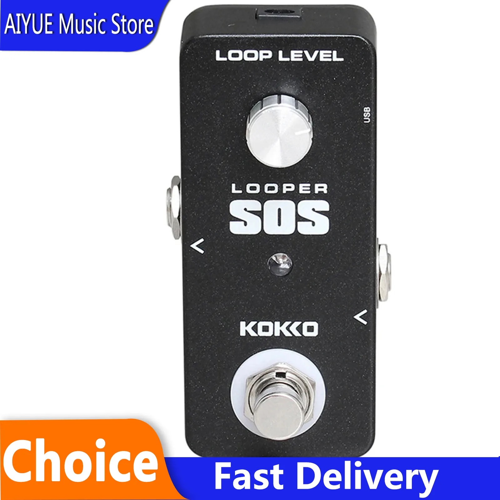 kokko-guitar-pedal-mini-loop-flp-2d-portable-guitar-pedal-suitable-for-electric-guitar-bass-guitar-exquisite-accessories-parts