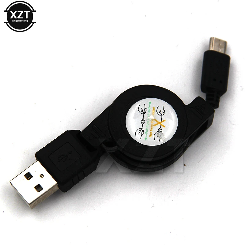 Flexible Retractable Micro USB Fast Charger Adapter For Android Huawei Lenovo  Xiaomi Samsung Phone Portable Charging Cable