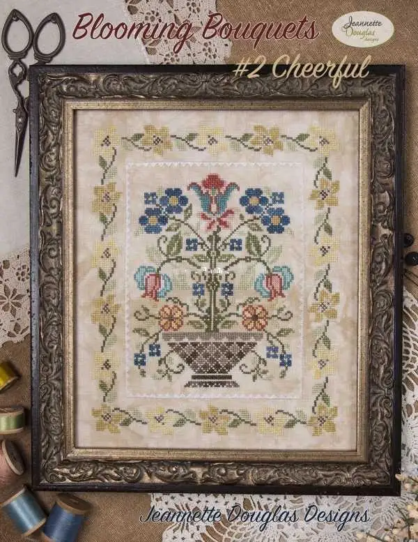 -Thanksgiving Bouquet 2-34-39 Cross Stitch Set Chinese Cross-stitch Kit Embroidery Needlework Craft Packages Fabric Floss