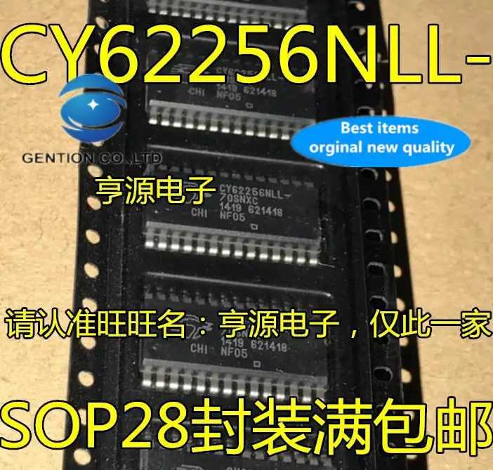 

10pcs 100% orginal new in stock CY62256NLL- CY62256NLL-70SNXC SOP28