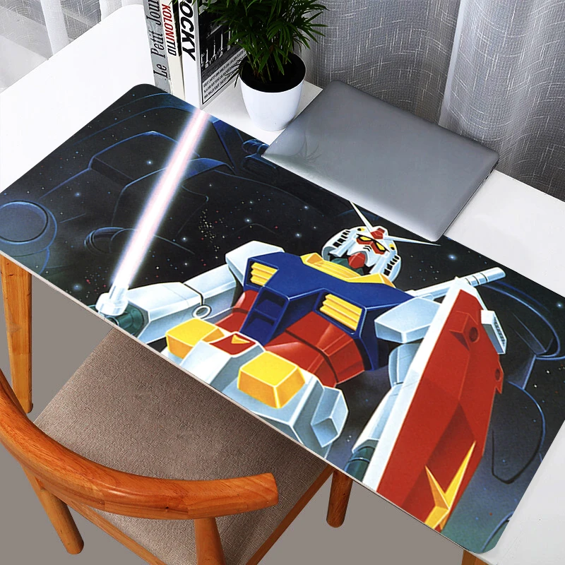 Boys Leather Mouse Pad Anime Gaming Accessories Mechanical Warrior RX-78-2 Gundam Mousepad Gamer PC Computer Keyboard Desk Mat