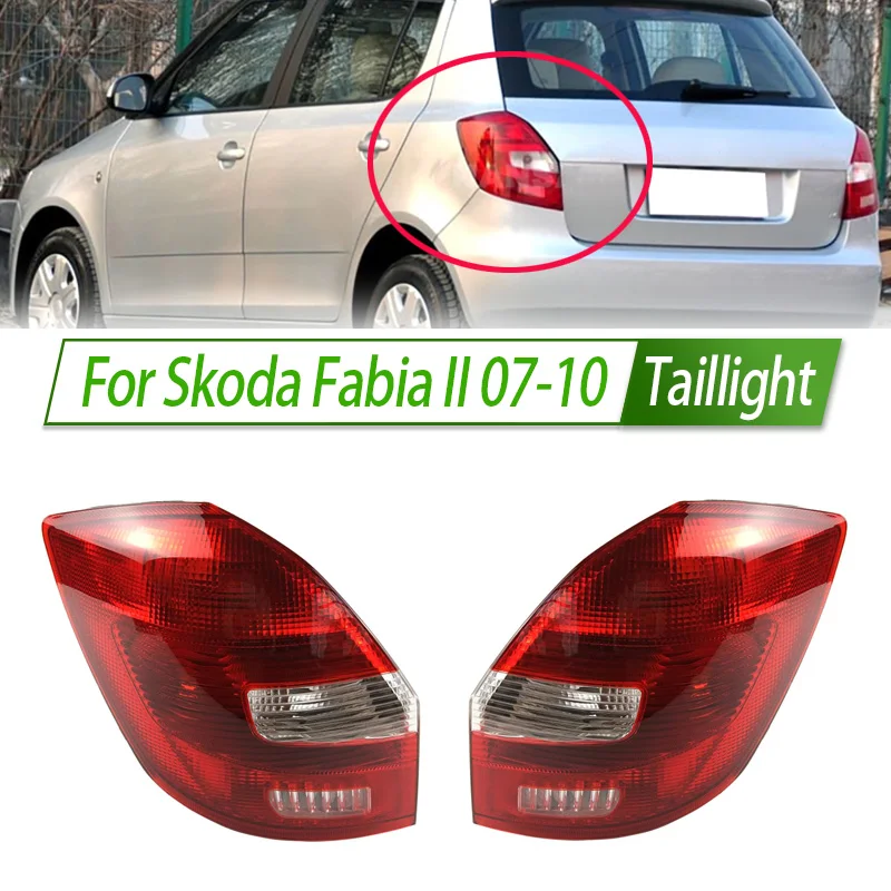 

Для Skoda Fabia II 07-10 автомобильный задний фонарь в сборе, задний фонарь в стиле OEM с указателем поворота, замена прямой посадки