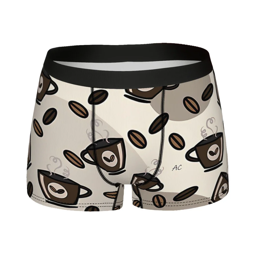 Espresso Coffee Cup  Underpants Homme Panties Man Underwear Print Shorts Boxer Briefs