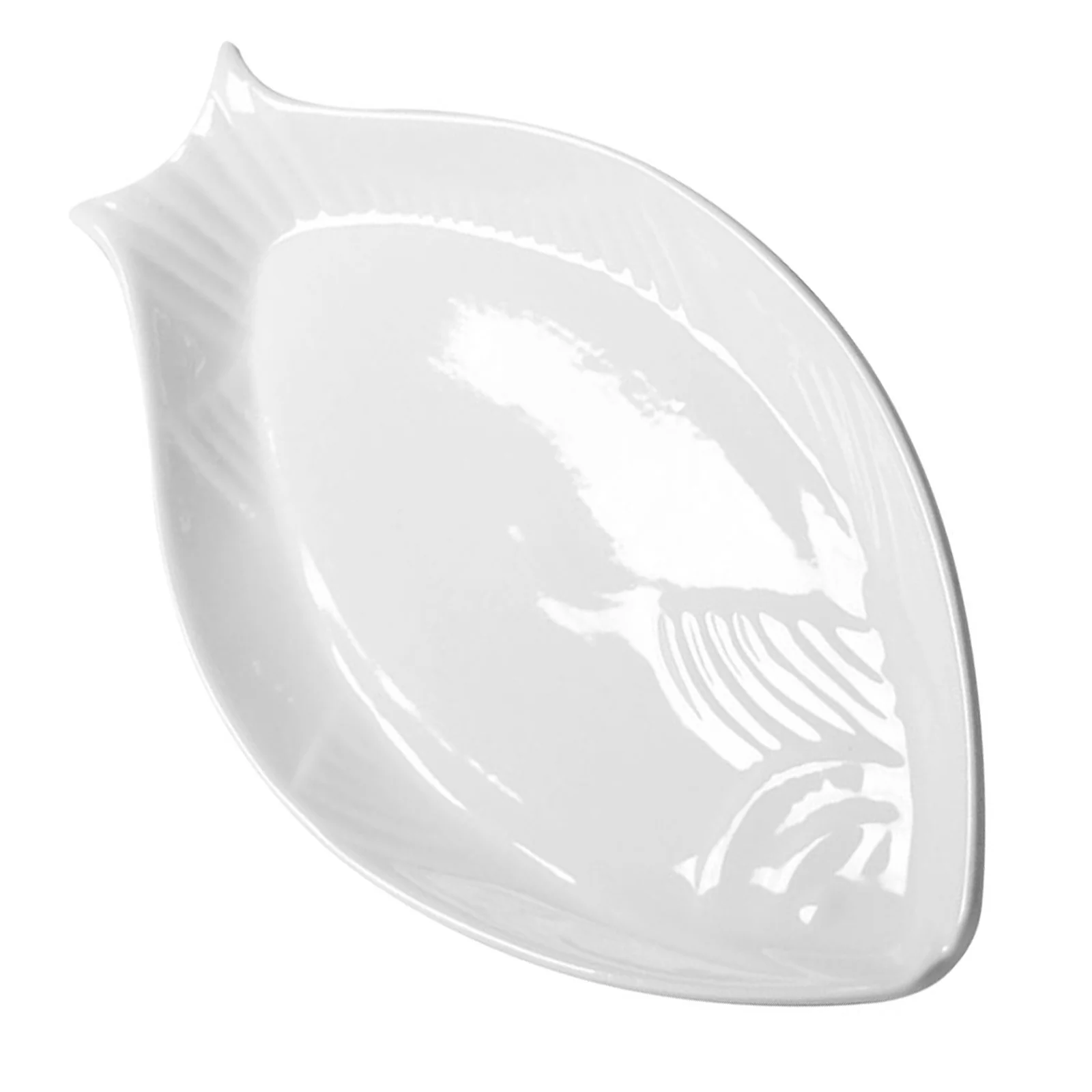 

Ceramic Fish Serving Platter Dish Steamed Fish Plate for Kitchen Restaurant Home Use Premium Food Serving Tray Dinner Plate