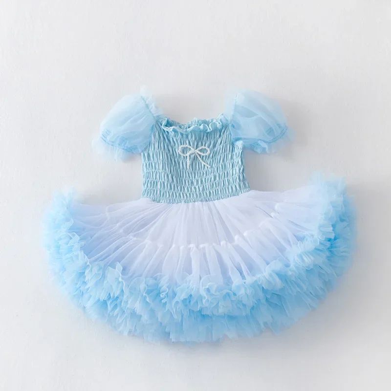 Girl Princess Dress Baby Girl Tulle Dress 2023 New Summer Girls Cake TUTU Skirts Party Evening Girl Dresses Birthday Dress