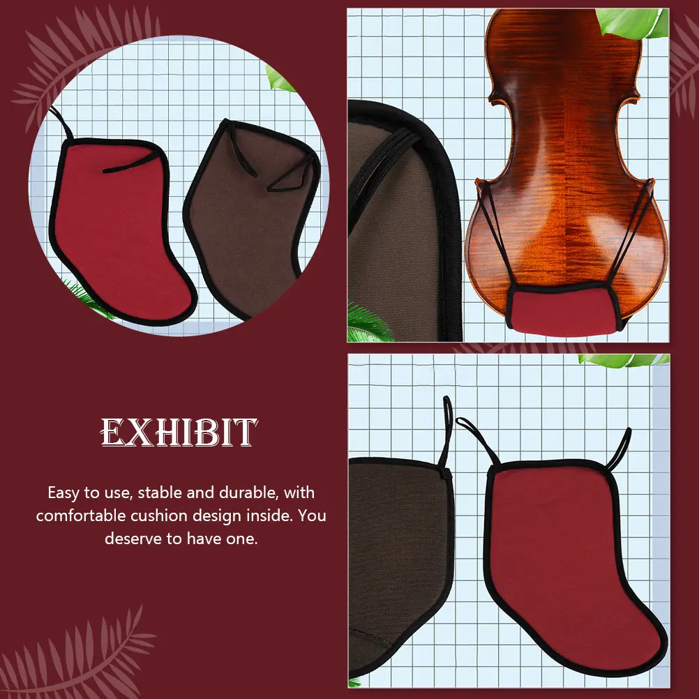 

Shoulder Comfortable Support Bracket Violin Shoulder Bracket Accessory for Violin Playing Durable Flannel Simple Design