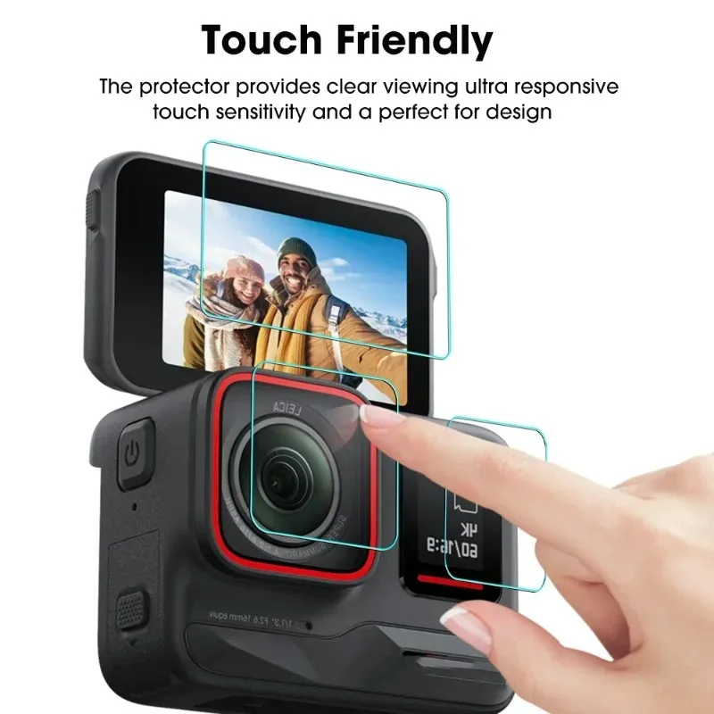 Tempered Glass Flim for Insta360 Ace Pro Lens Film Screen Protector for Insta360 Ace Pro Action Camera Protection Accessories