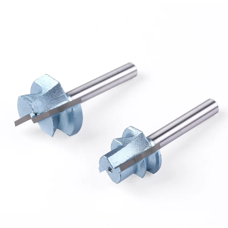 

Expert Woodworking Router Bit Set - 6Mm Shank And Helical Tenon Knife For Carpentry And Floor Workabkw