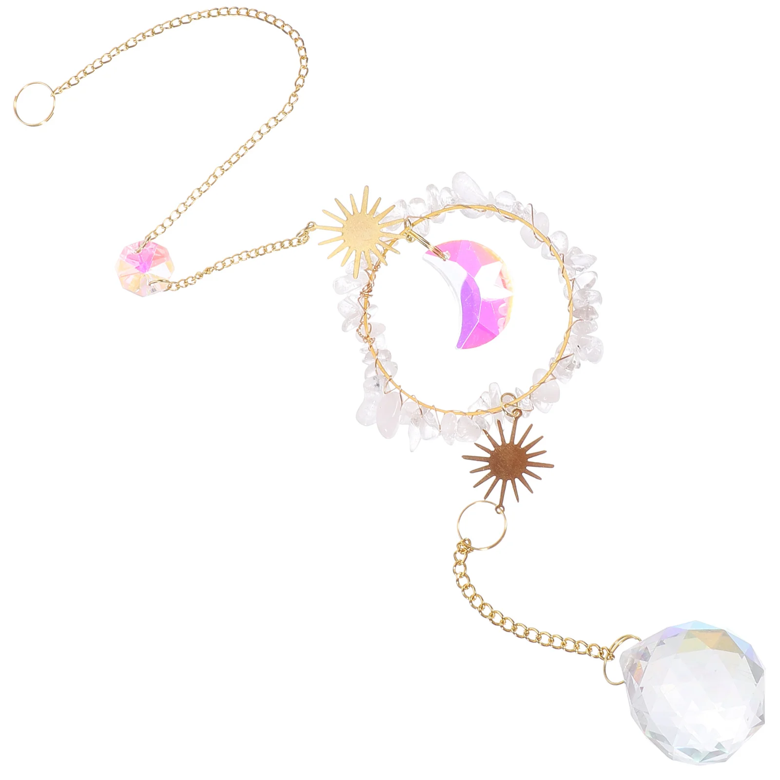 

Crystal Pendant Sun Catcher for Window Chimes Garden Home Decoration Outdoor Miss