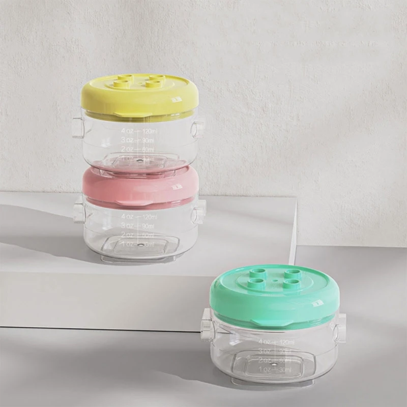 Baby Feeding Container Case with Clear Scales Display Temperature Resistant