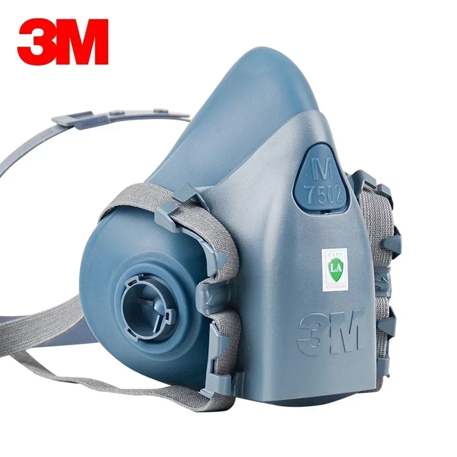 10 ชิ้น 3 เมตร 7502 หน้ากากแก๊สสารเคมี Respirator หน้ากากป้องกันสีอุตสาหกรรมสเปรย์สามารถจับคู่กับ 6000 กรอง Anti แก๊สอินทรีย์