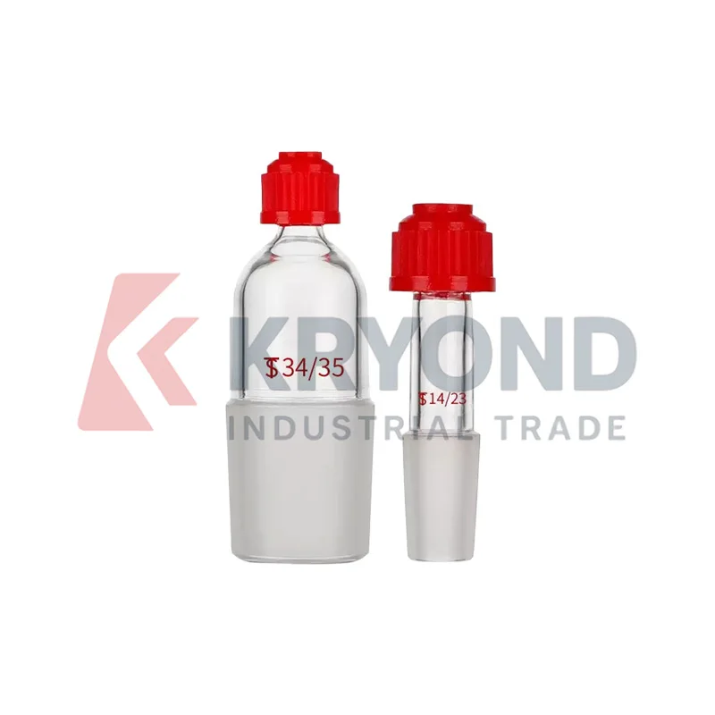 Screw Thread Thermometer Adapter Sleeve High Borosilicate Glass 14/23 19/26 24/29 29/32 34/35 40/38 Laboratory Connector Joint