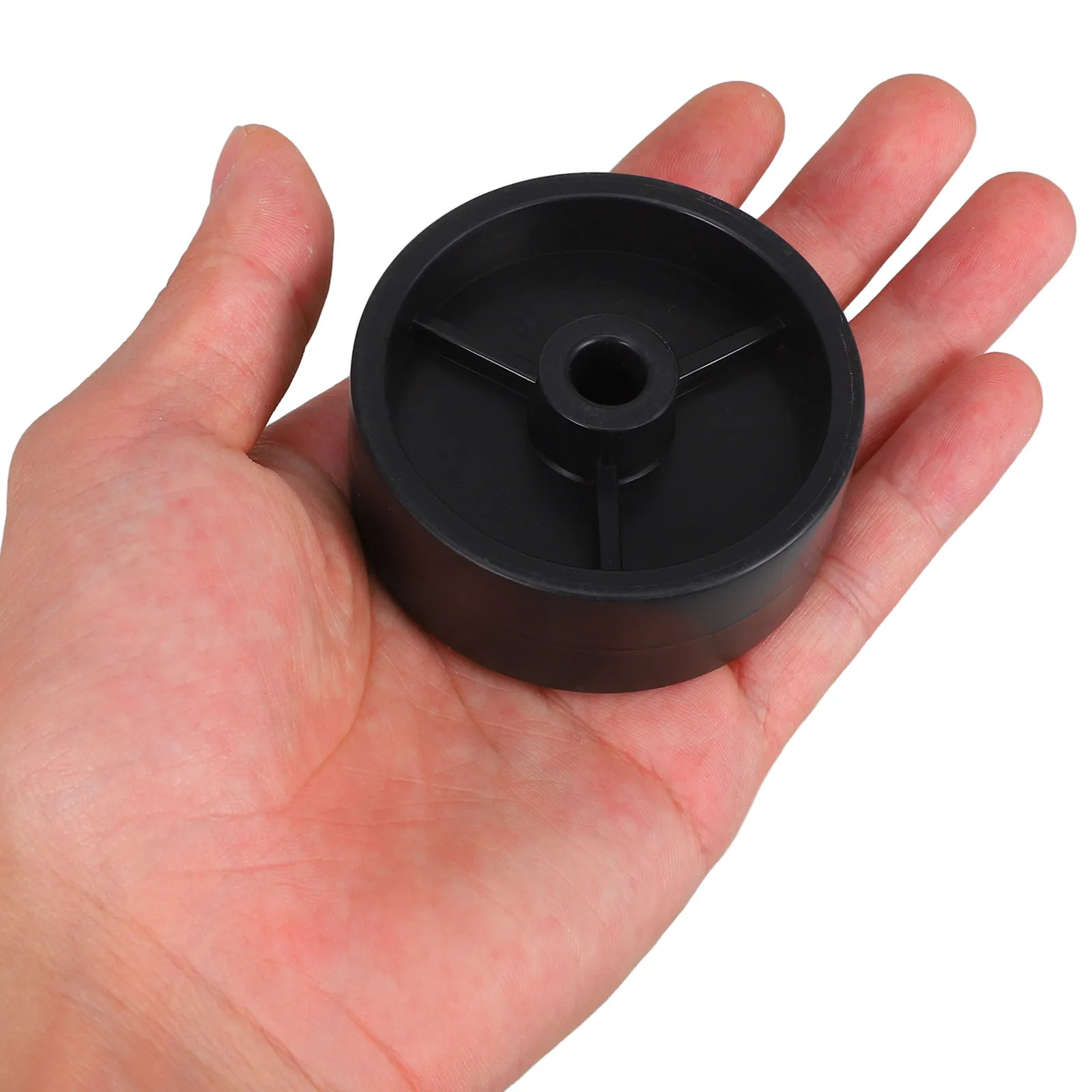 8Pcs Universal Patio Heater Wheel Kit 2.4 Black Caster Wheels for Outdoor Propane Heater Replacement Parts 8.5mm Mounting Hole